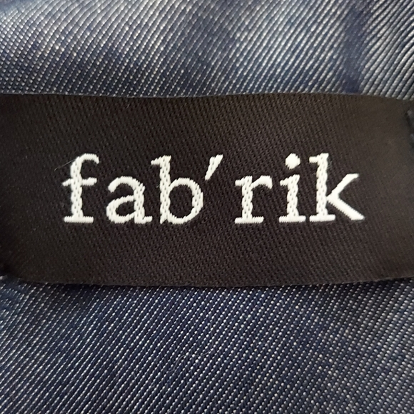 Fab'rik 100% Rayon Denim look halter dress - Picture 7 of 10
